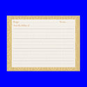 Roman Tiles Recipe Cards postcards