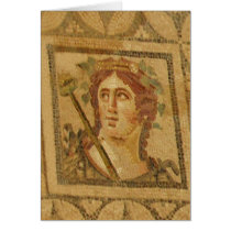 Roman Villa Mosaic in Ephesus Card
