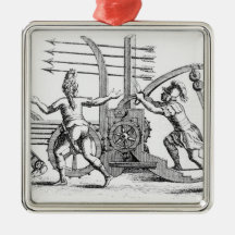 Roman war machine for firing spears christmas tree ornaments