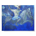 ROMAN WARRIOR IN THE BLUE NIGHT posters