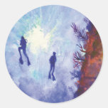Romance Blue Sticker stickers