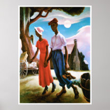 Romance by Thomas Hart Benton Posters