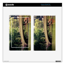 Romance del Central Park - puente del arco - New Y Kindle Fire Pegatinas Skins