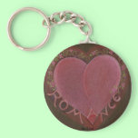 ROMANCE heart keychain keychains