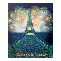Romance in France Poster Print