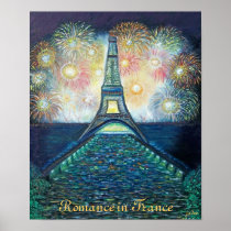 Romance in France Poster Print posters