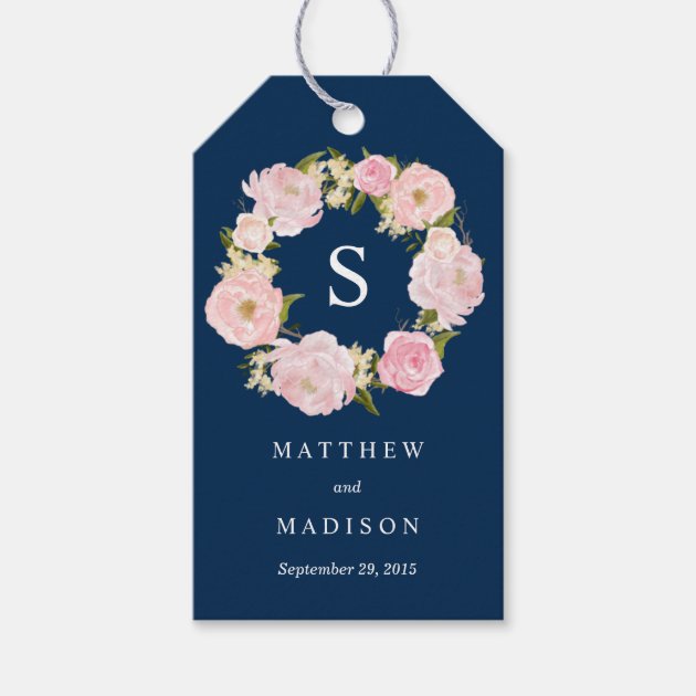 Romance in Navy | Wedding Gift Tags Pack Of Gift Tags