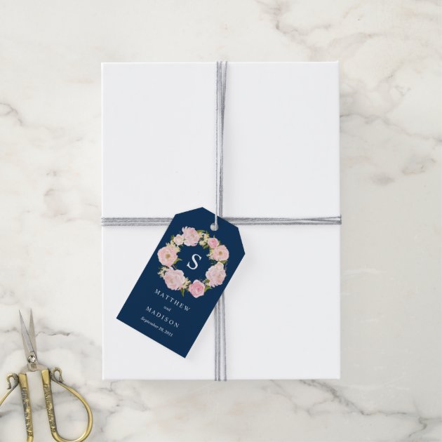 Romance in Navy | Wedding Gift Tags Pack Of Gift Tags-2