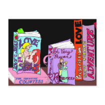 Romance Novel Postcard