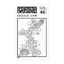 Romance_On_A_Rocket Postage Stamp
