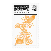 Romance_On_A_Rocket Postage Stamp