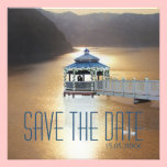 Romance on the Lake Save the Date invitations