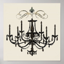 Romance with a Chandelier ~ Print / Poster
