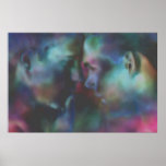 Romance's First Timid Kiss Poster