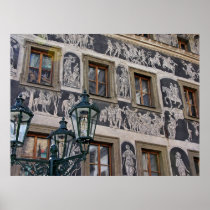 Romanesque Building(3), Old Town, Prague Print