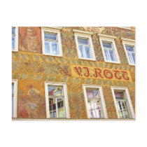 Romanesque Building, Old Town, Prague Postcard