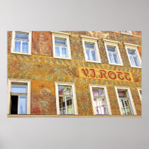 Romanesque Building, Old Town, Prague Print