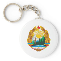 Romania 1965 Coat Of Arms Key Chain
