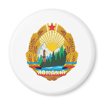 Romania 1965 Coat Of Arms Magnet