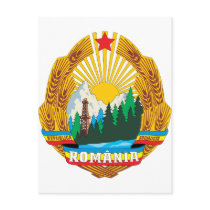 Romania 1965 Coat Of Arms Postcards