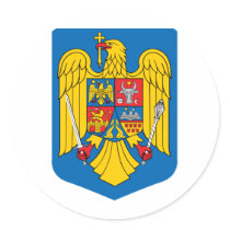 Romania coat of arms stickers
