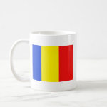 Romania Flag Map Classic Mug