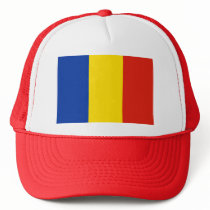 Romania Flag Mesh Hats