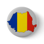 Romania flag map button