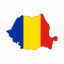 Romania flag map t-shirts