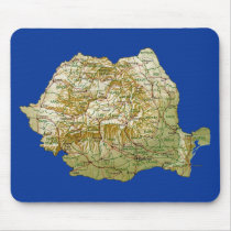 Romania Map Mousepad