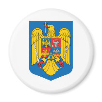 Romania Official Coat Of Arms Heraldry Symbol Fridge Magnet