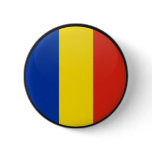 Romania quality Flag Circle Pins