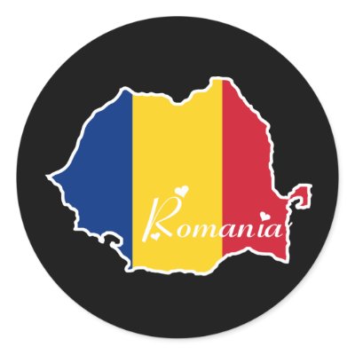 Romania Sticker by worldtees