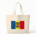 Romania w COA Tote Bag by FlagTshirts Romania w COA Tote Bag