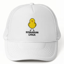 Romanian Chick Trucker Hats