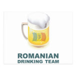 Romanian Drinking Team Post Card
