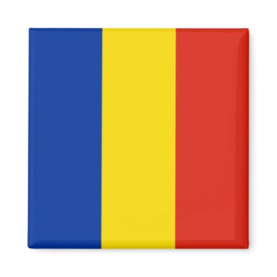 Romanian Flag Refrigerator Magnet by penance76