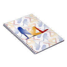 Romanian Girl Silhouette Flag Journal