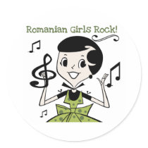 Romanian Girls Rock stickers