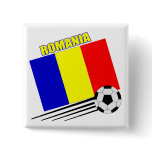 Romanian Soccer Team Pinback Buttons