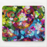 Romanic Colorful Flower Design mousepads