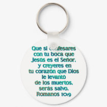 Romanos 10:9 keychains