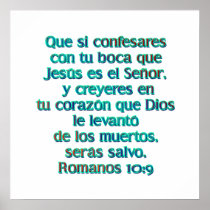Romanos 10:9 poster