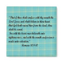 Romans 10:9-10 magnet