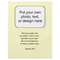 ROMANS 10:9 CUSTOM FLYER