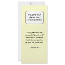 ROMANS 10:9 RACK CARD DESIGN