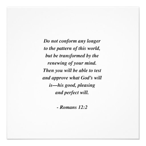 romans 12 2