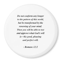ROMANS 12:2 MAGNET