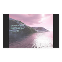 Romans 12:9  Sunrise Sticker