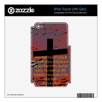 Romans 15:13 ipod touch 4g decal